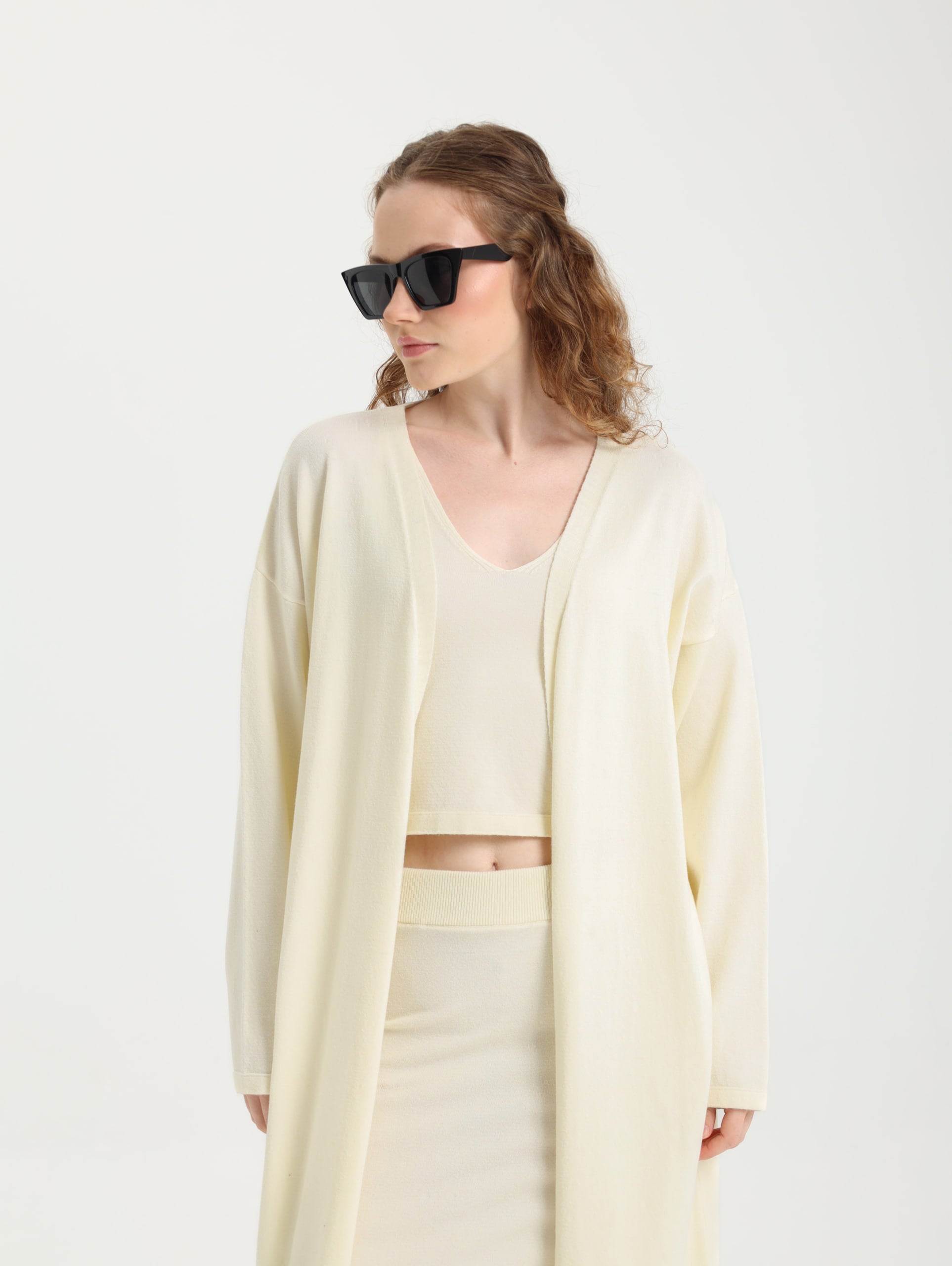Luna Exclusive Ekru Kimono