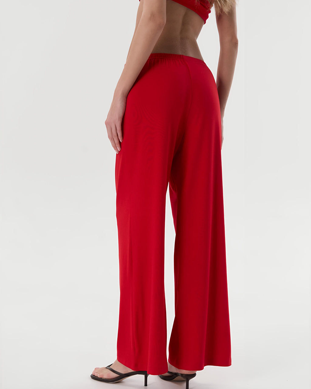 Dolce Kırmızı Askılı Top - Pantolon Set