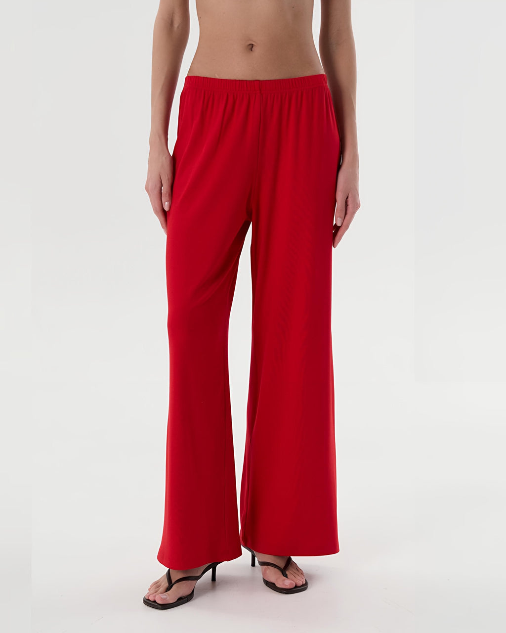 Dolce Kırmızı Askılı Top - Pantolon Set