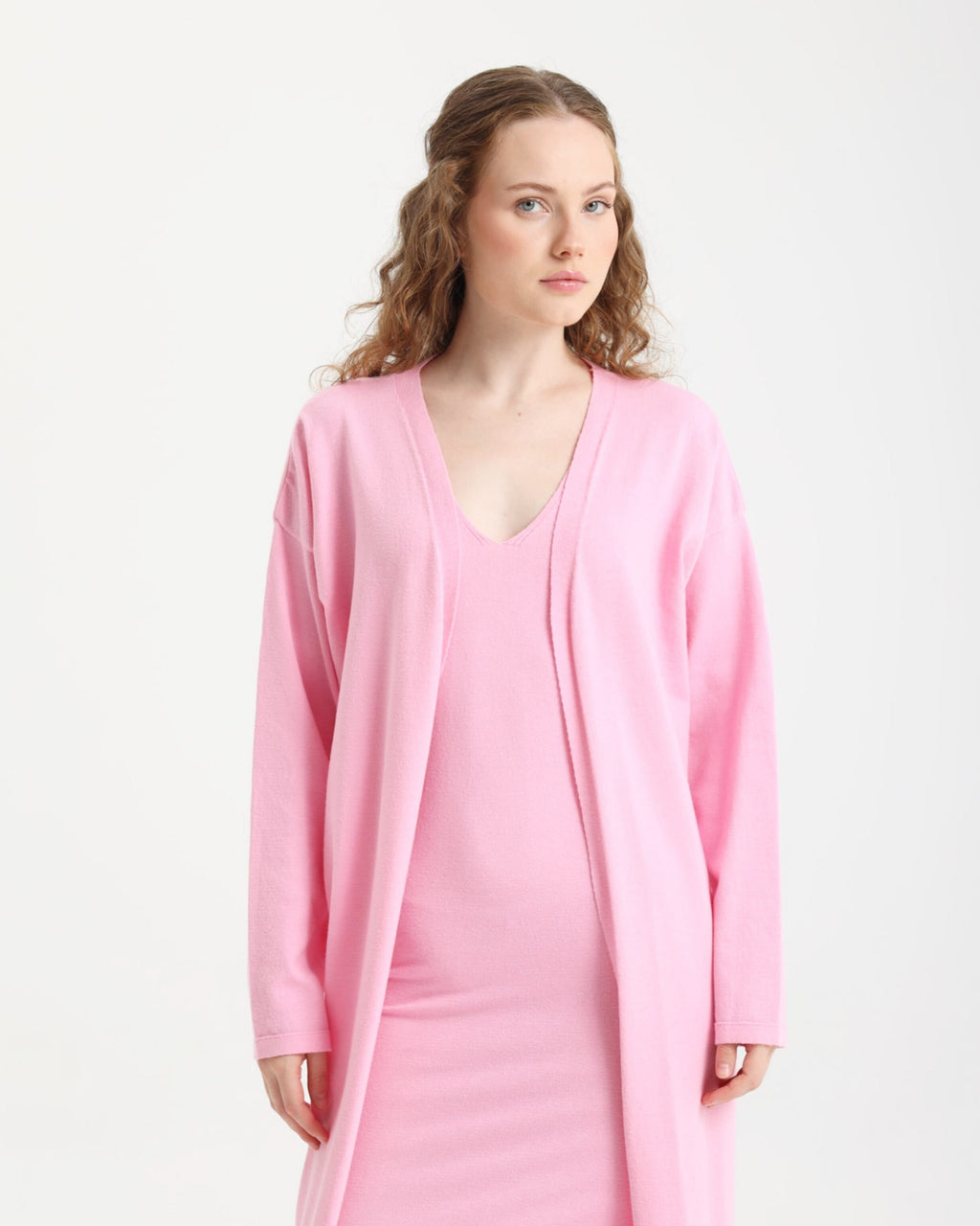 Luna Exclusive Pembe Elbise Takım