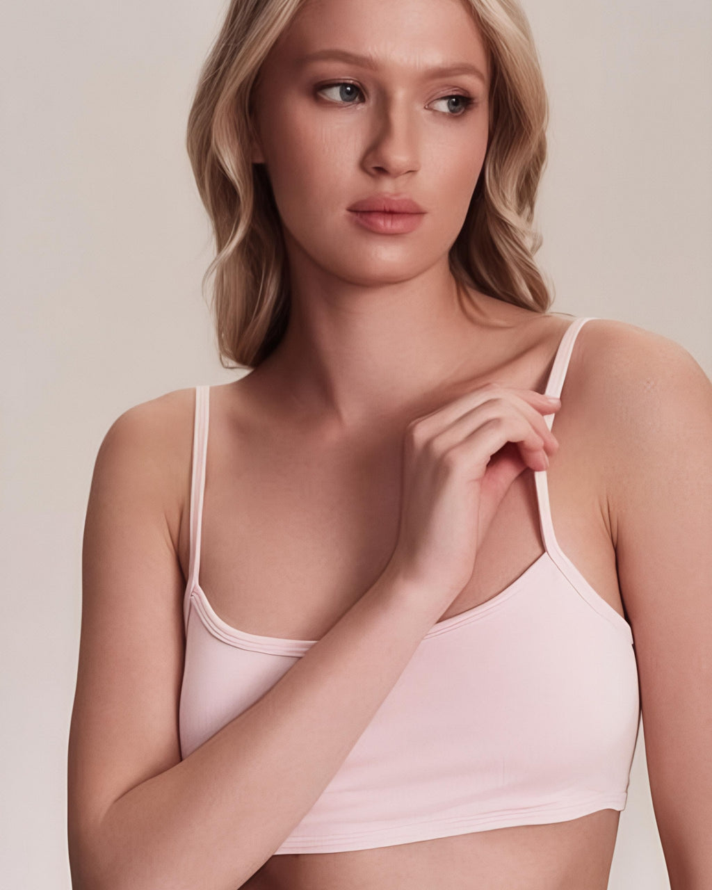 Dolce Pembe Pantolon - Crop Top - Kimono Set