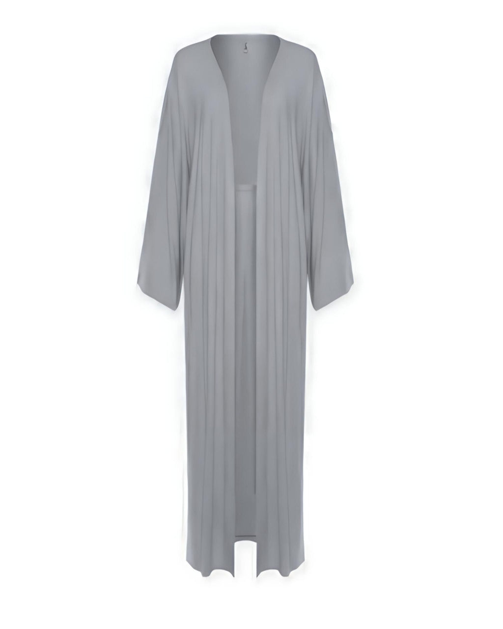 Dolce Gri Melanj T-shirt - Pantolon - Kimono Set