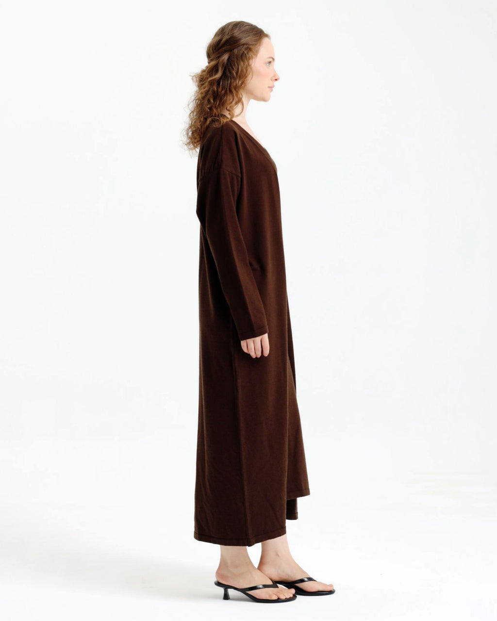 Luna Exclusive Acı Kahve Kimono