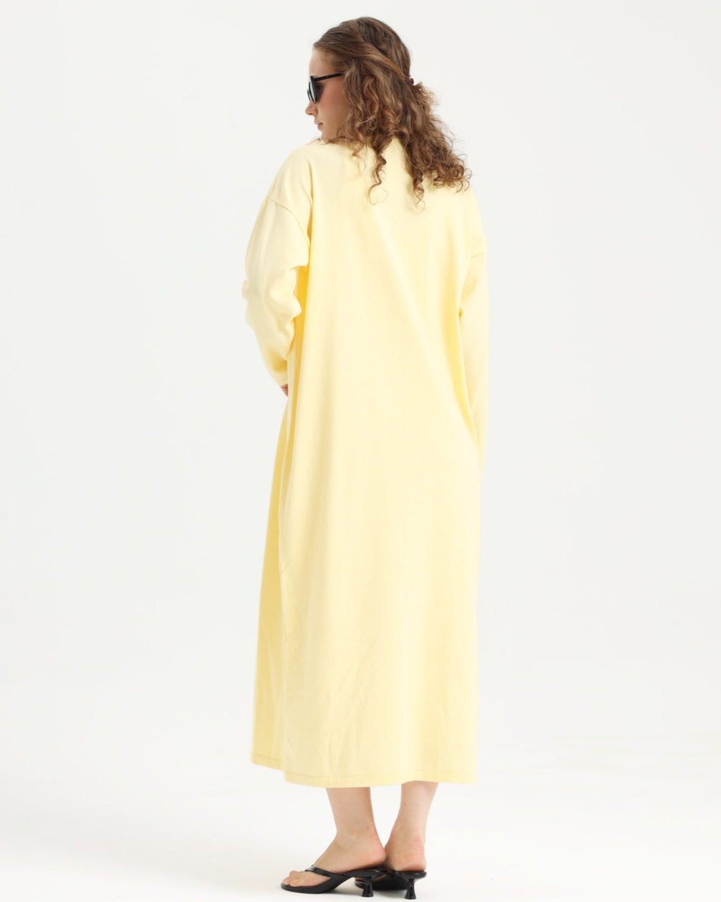 Luna Exclusive Soft Sarı Kimono