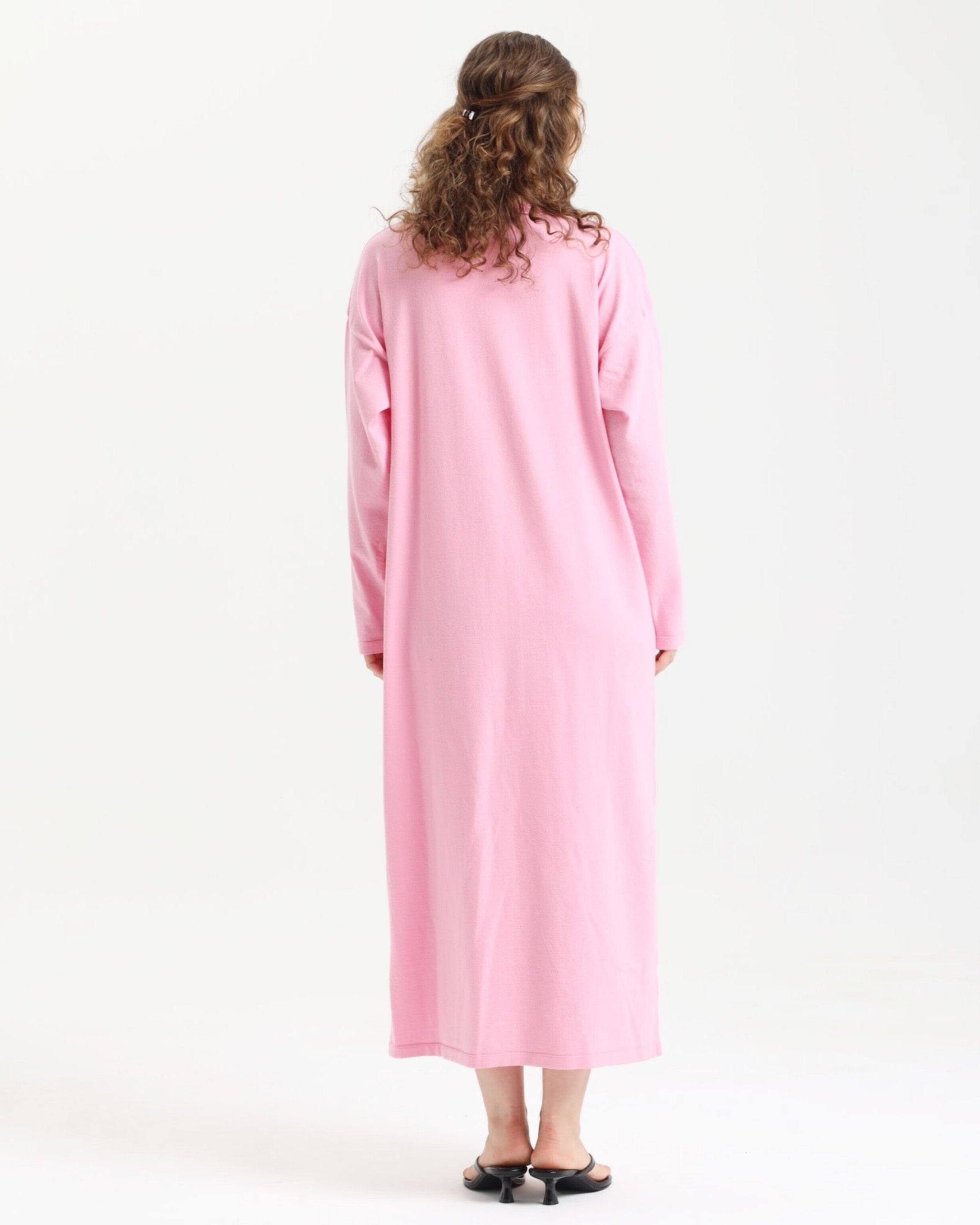 Luna Exclusive Pembe Elbise Takım