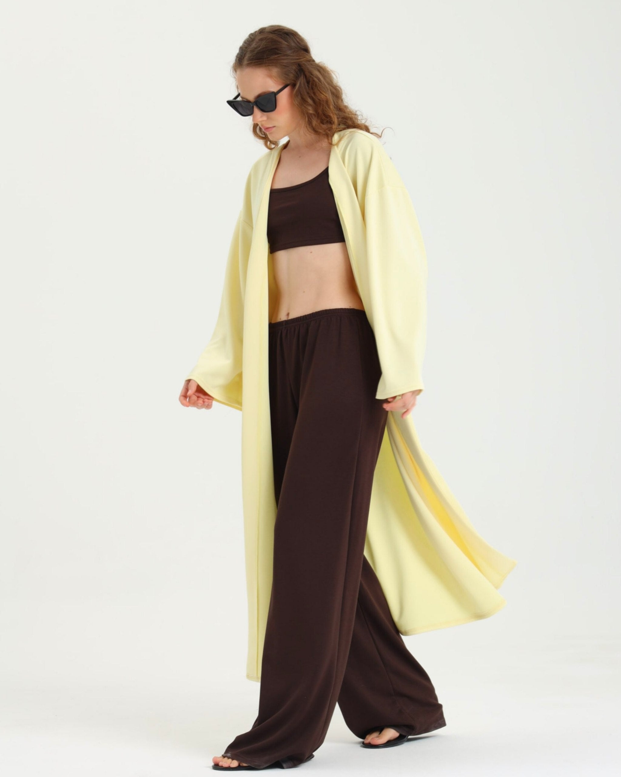 Dolce Sarı Kimono