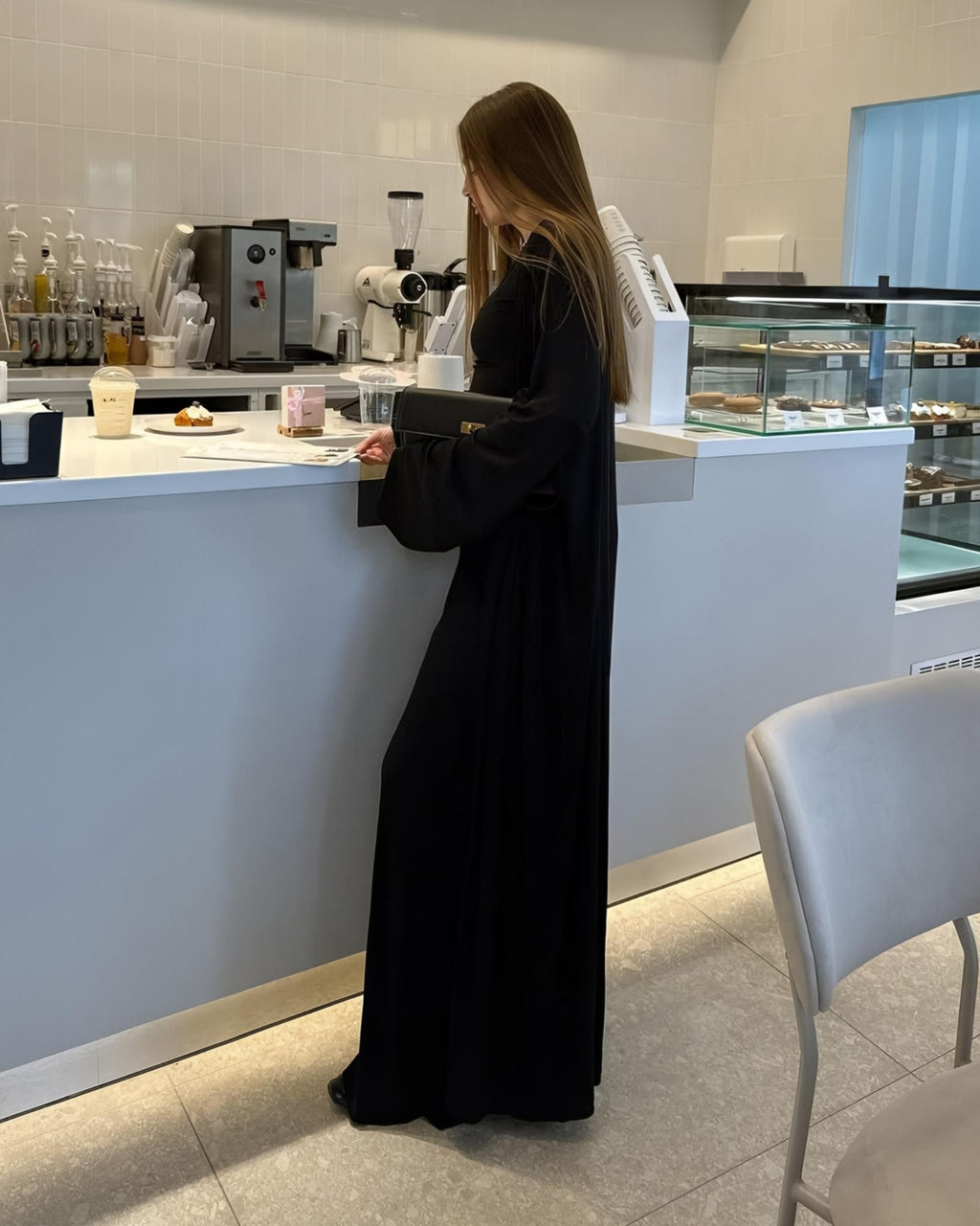 Dolce Siyah Pantolon - Kimono Set