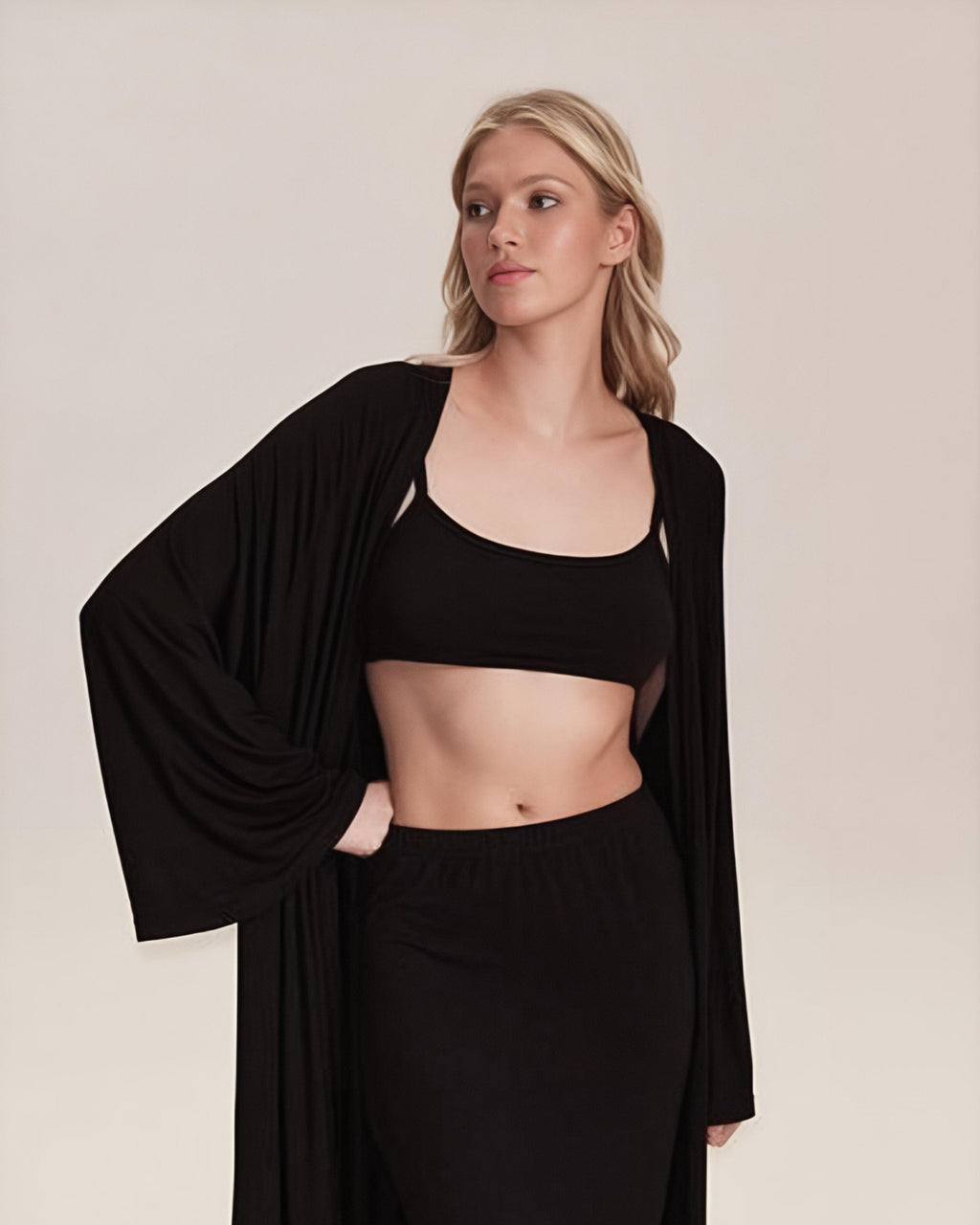 Dolce Siyah Kimono