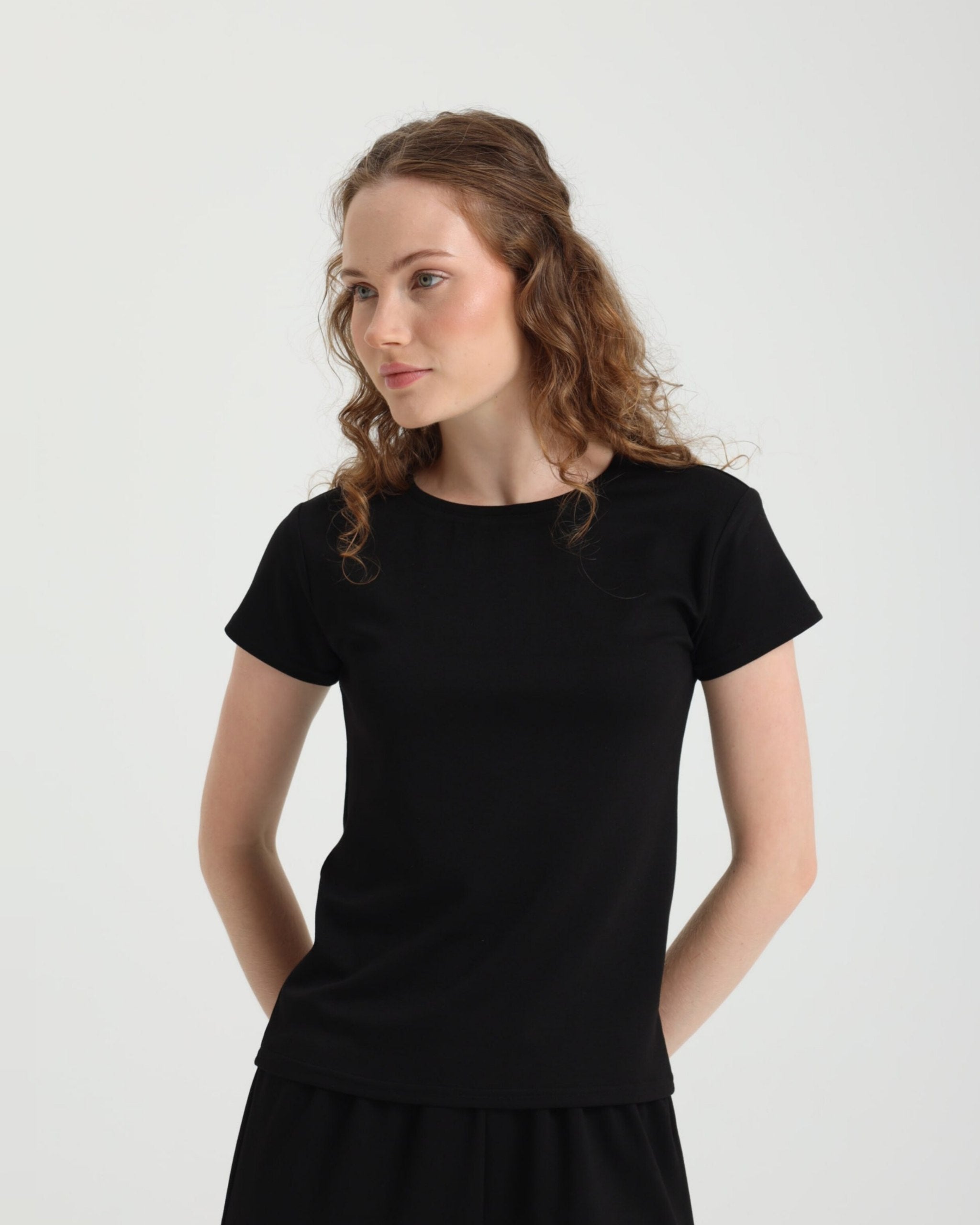 Dolce Siyah T-shirt - Pantolon Set