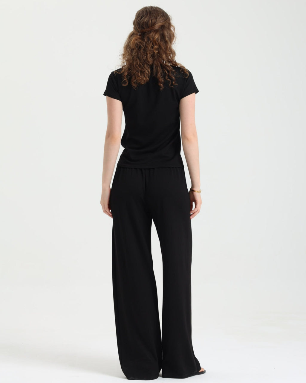 Dolce Siyah T-shirt - Pantolon Set