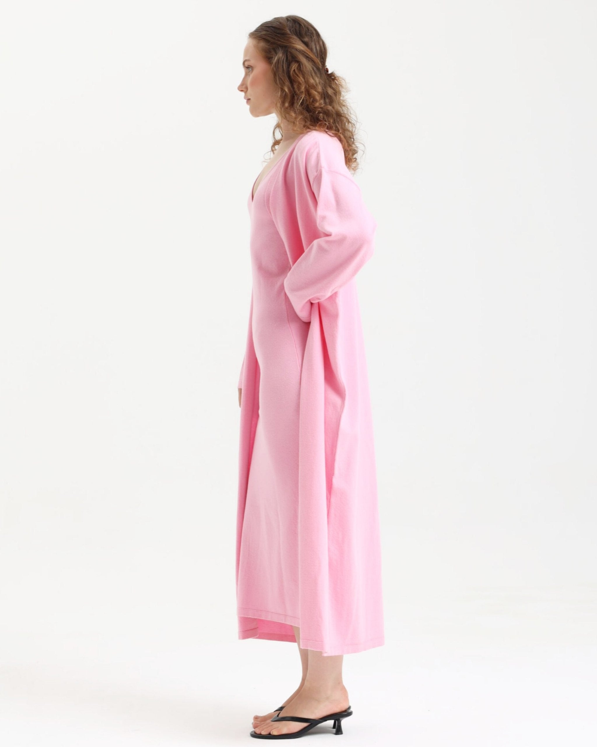 Luna Exclusive Pembe Elbise Takım