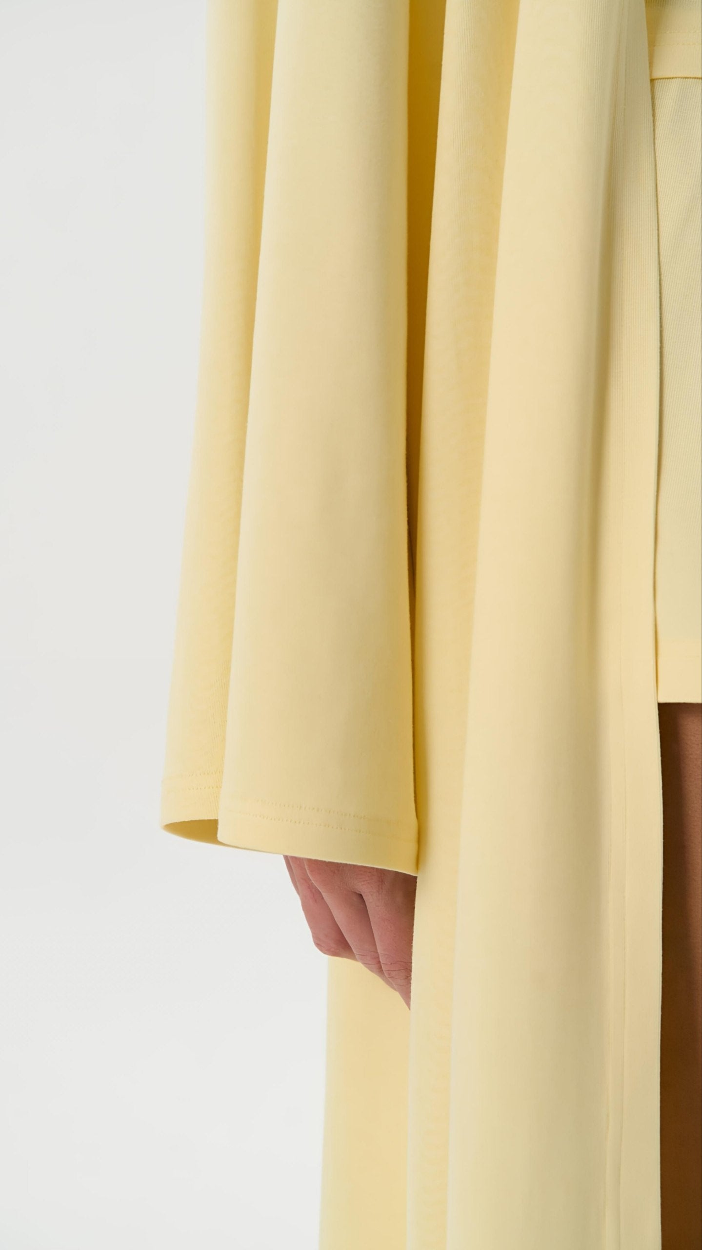 Dolce Soft Sarı Kuşaklı Kimono