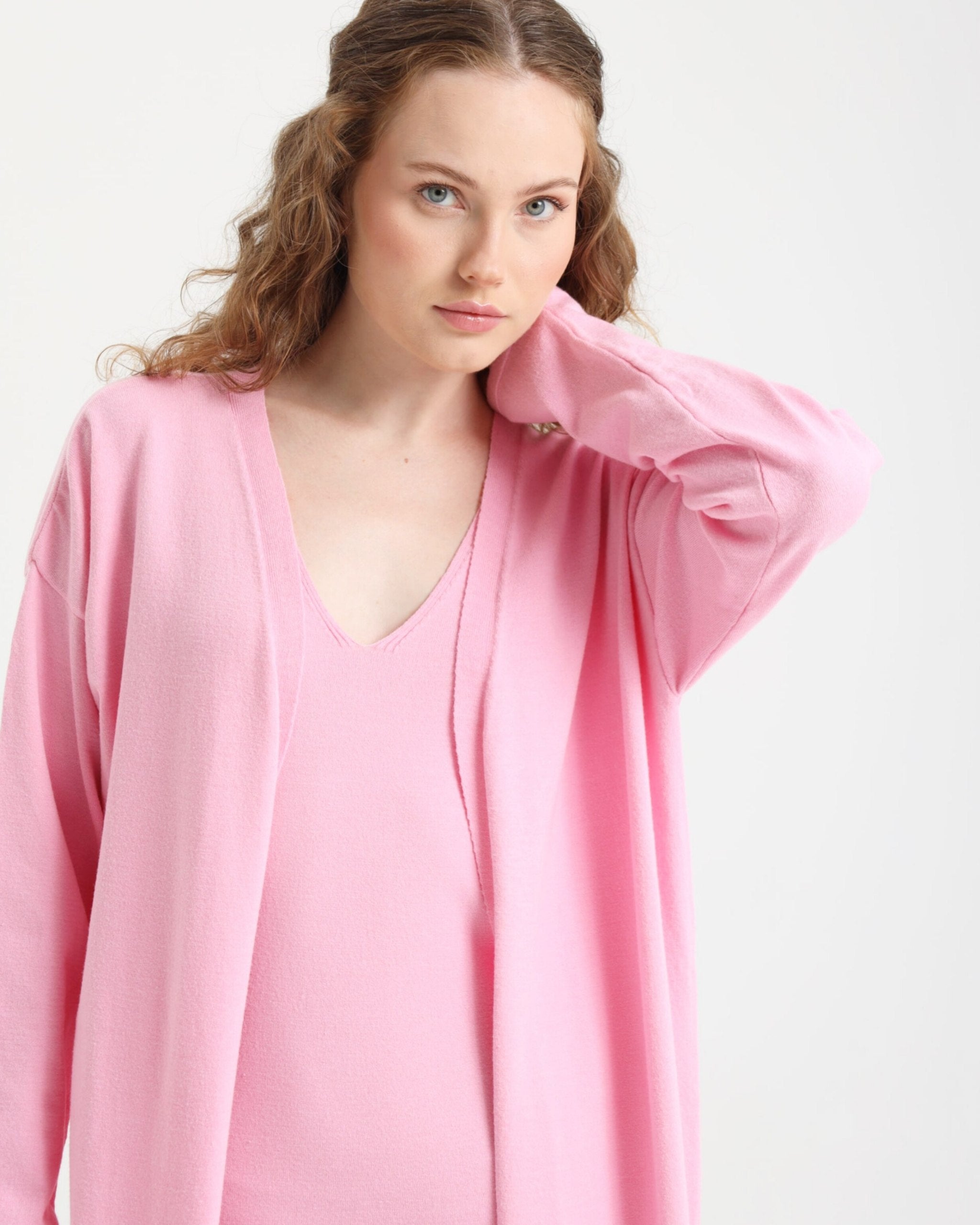 Luna Exclusive Pembe Elbise Takım
