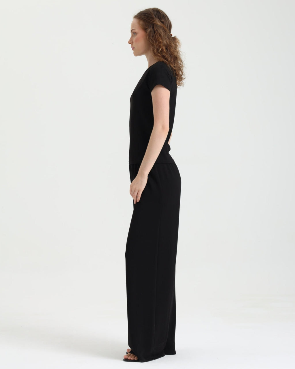 Dolce Siyah T-shirt - Pantolon Set