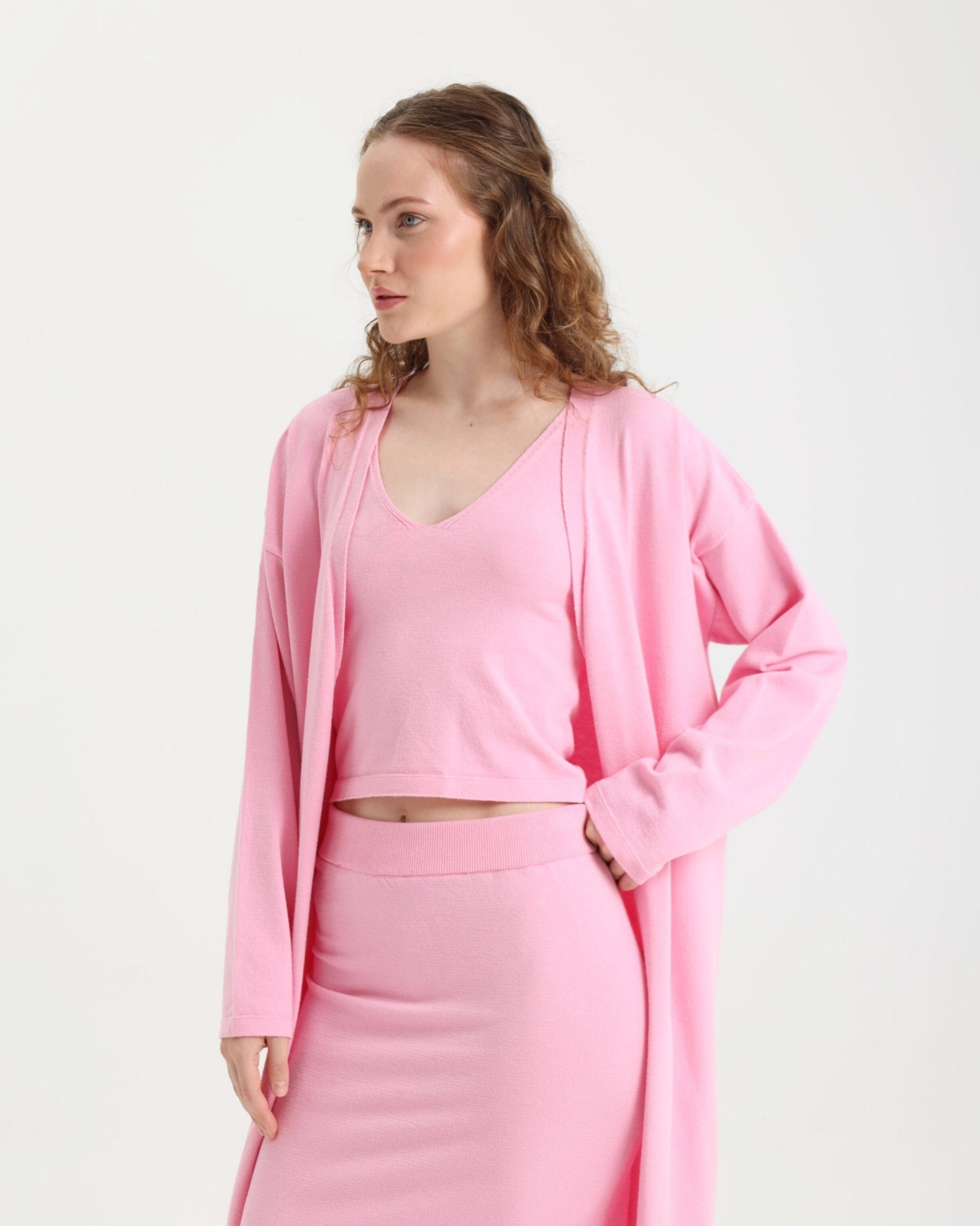 Luna Exclusive Pembe Kimono