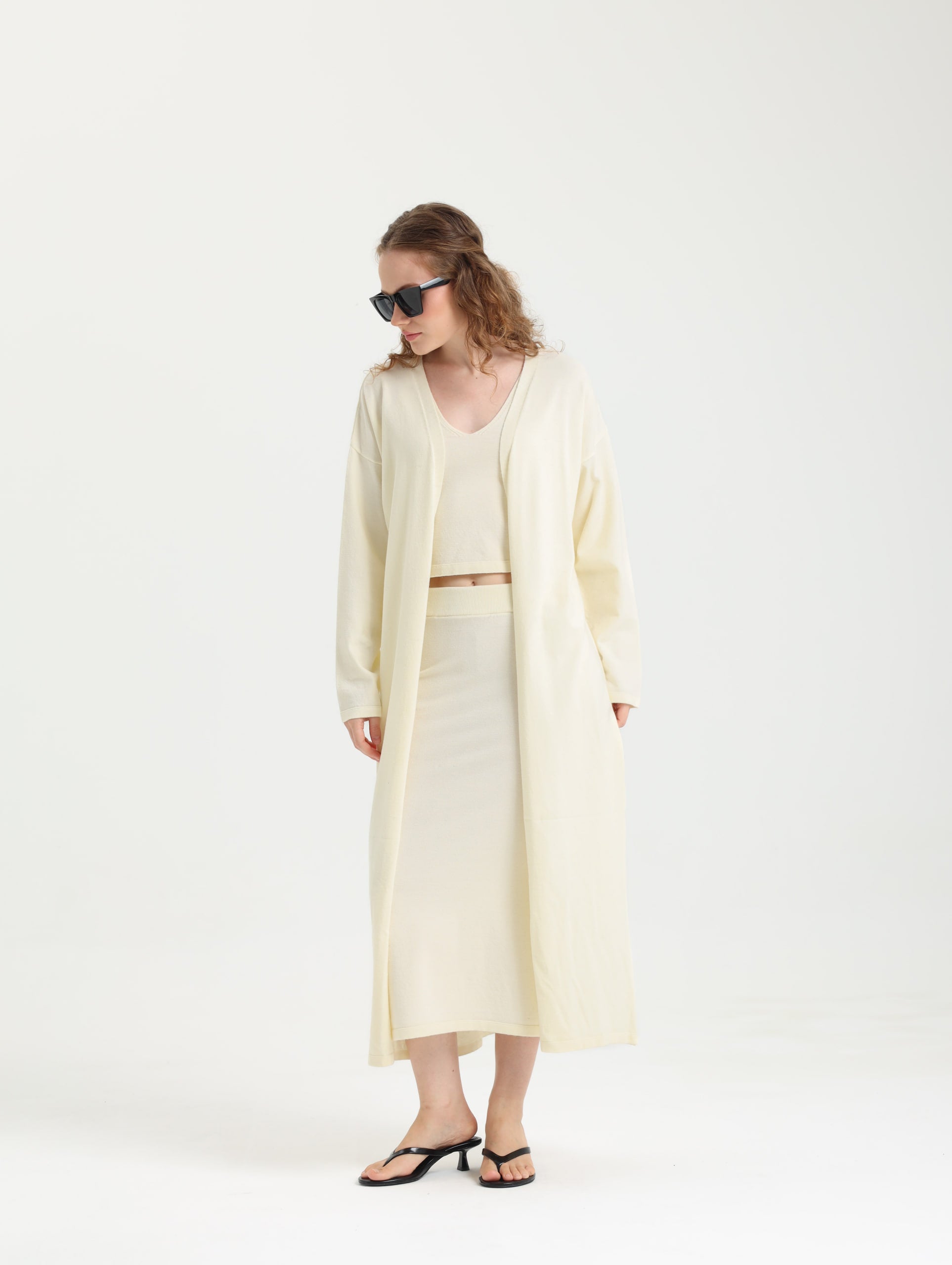 Luna Exclusive Ekru Kimono