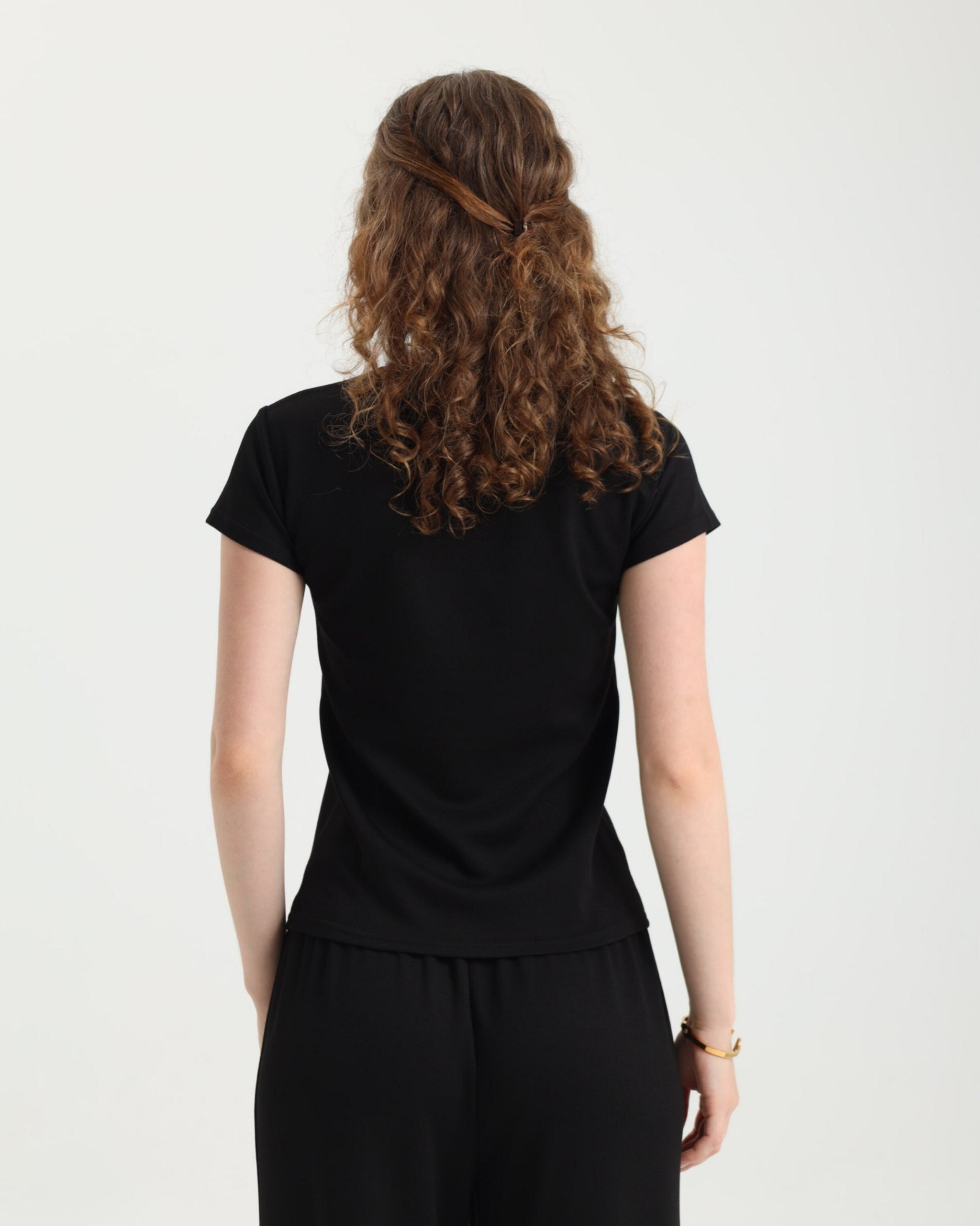 Dolce Siyah T-shirt - Pantolon Set