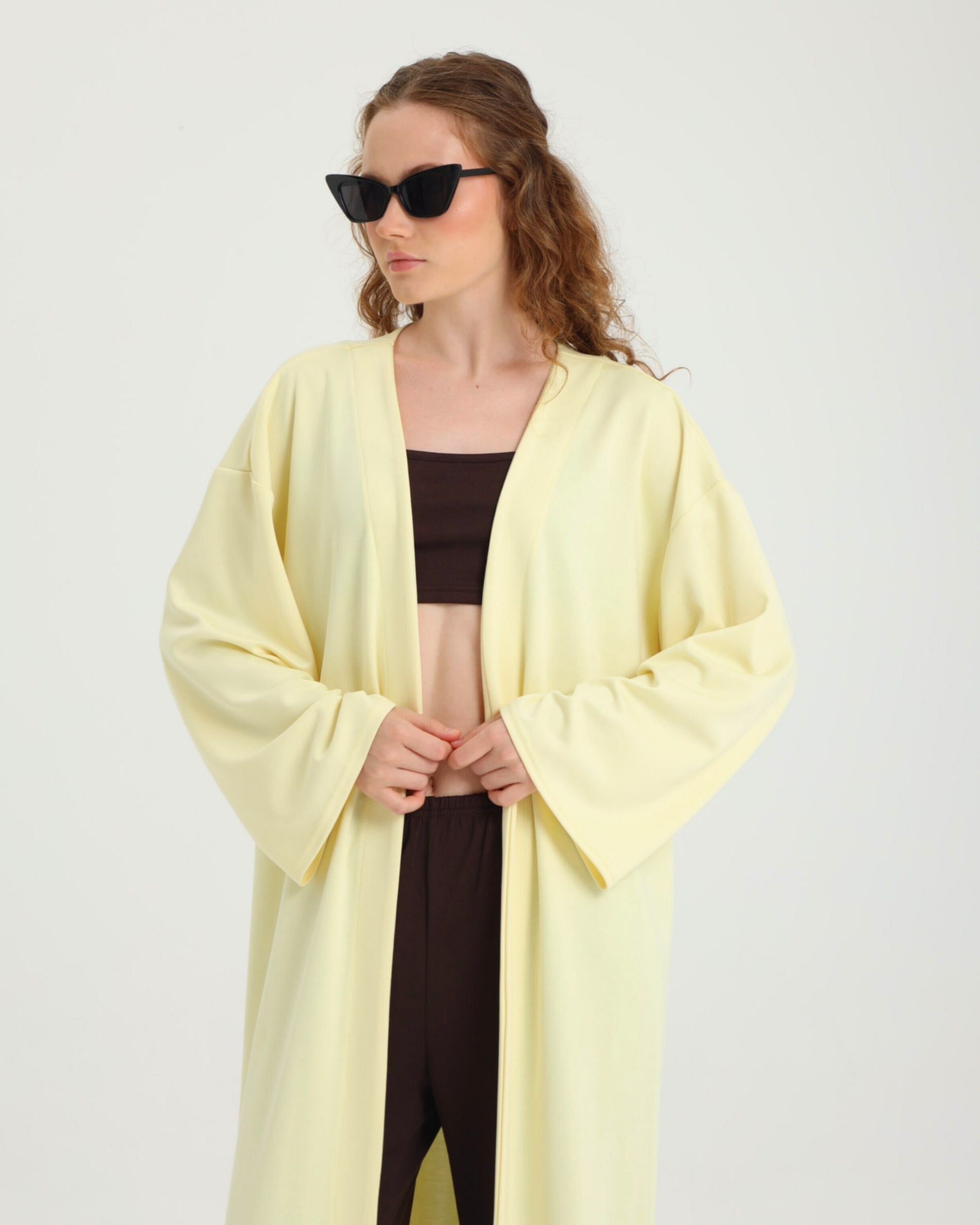 Dolce Sarı Kimono