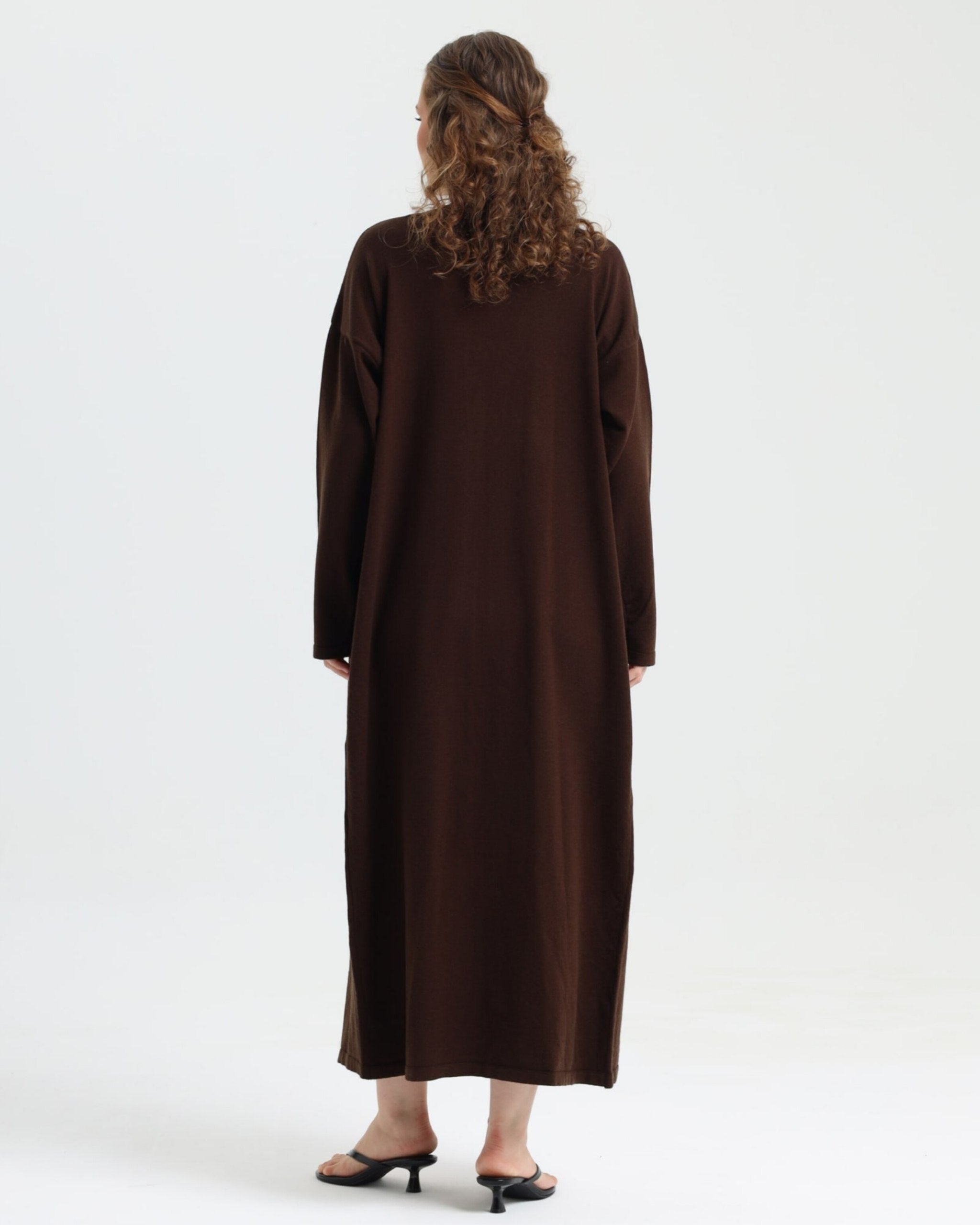 Luna Exclusive Acı Kahve Kimono