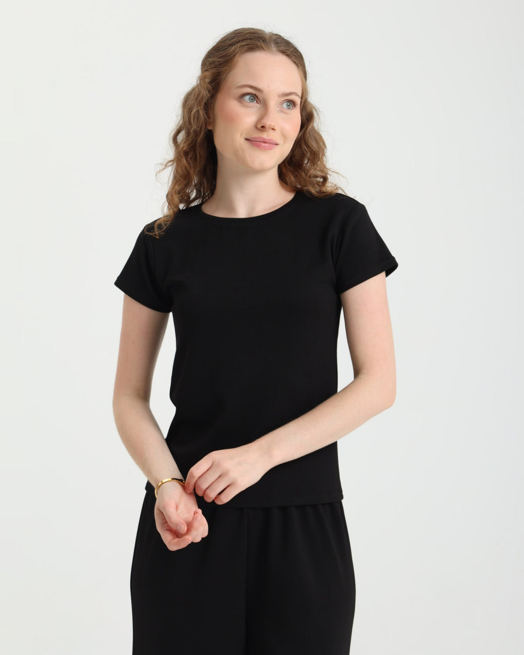 Dolce Siyah T-shirt - Pantolon Set