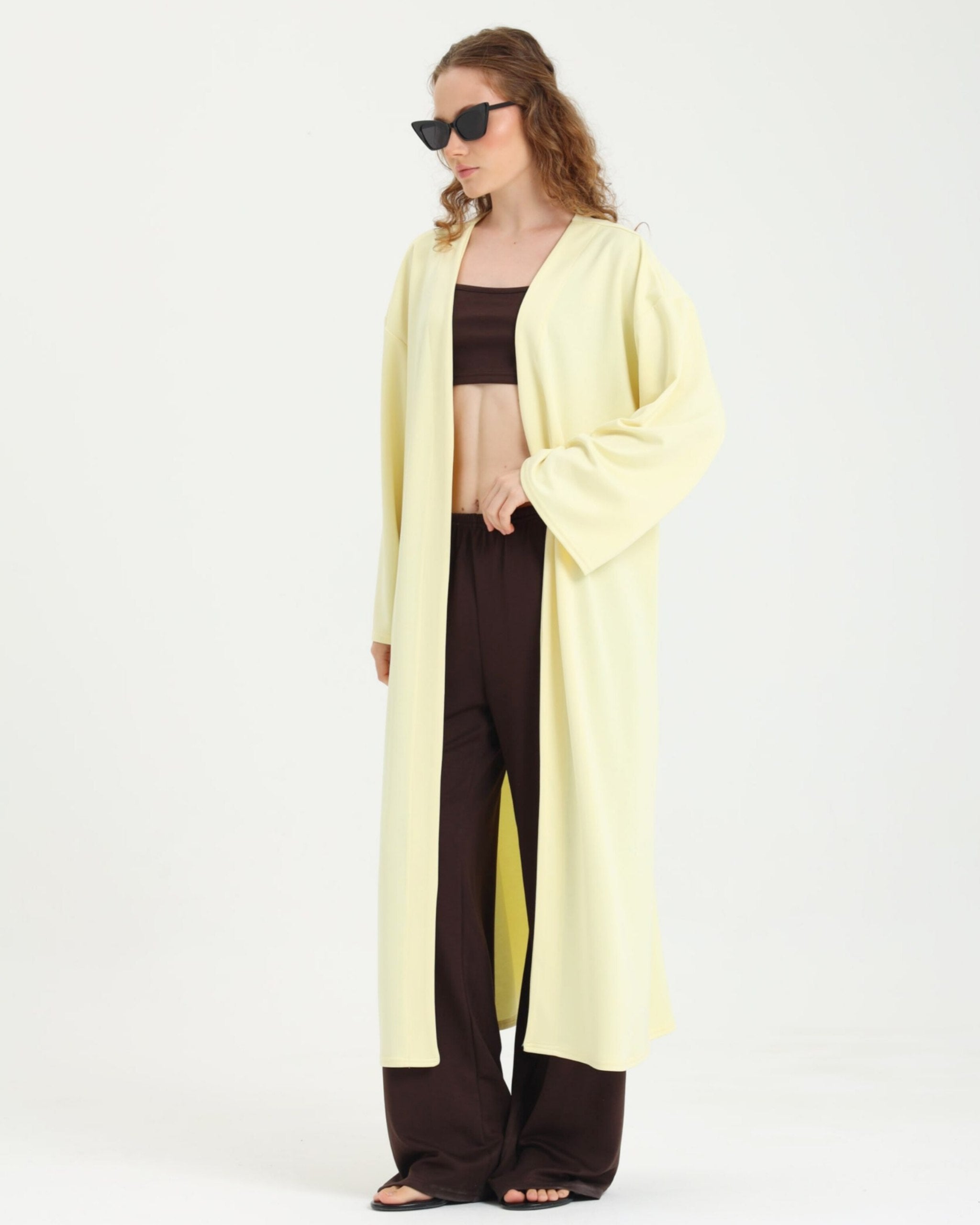 Dolce Sarı Kimono