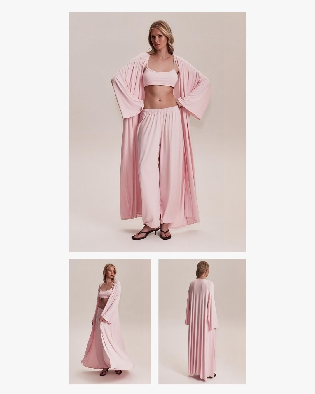 Dolce Pembe Kimono