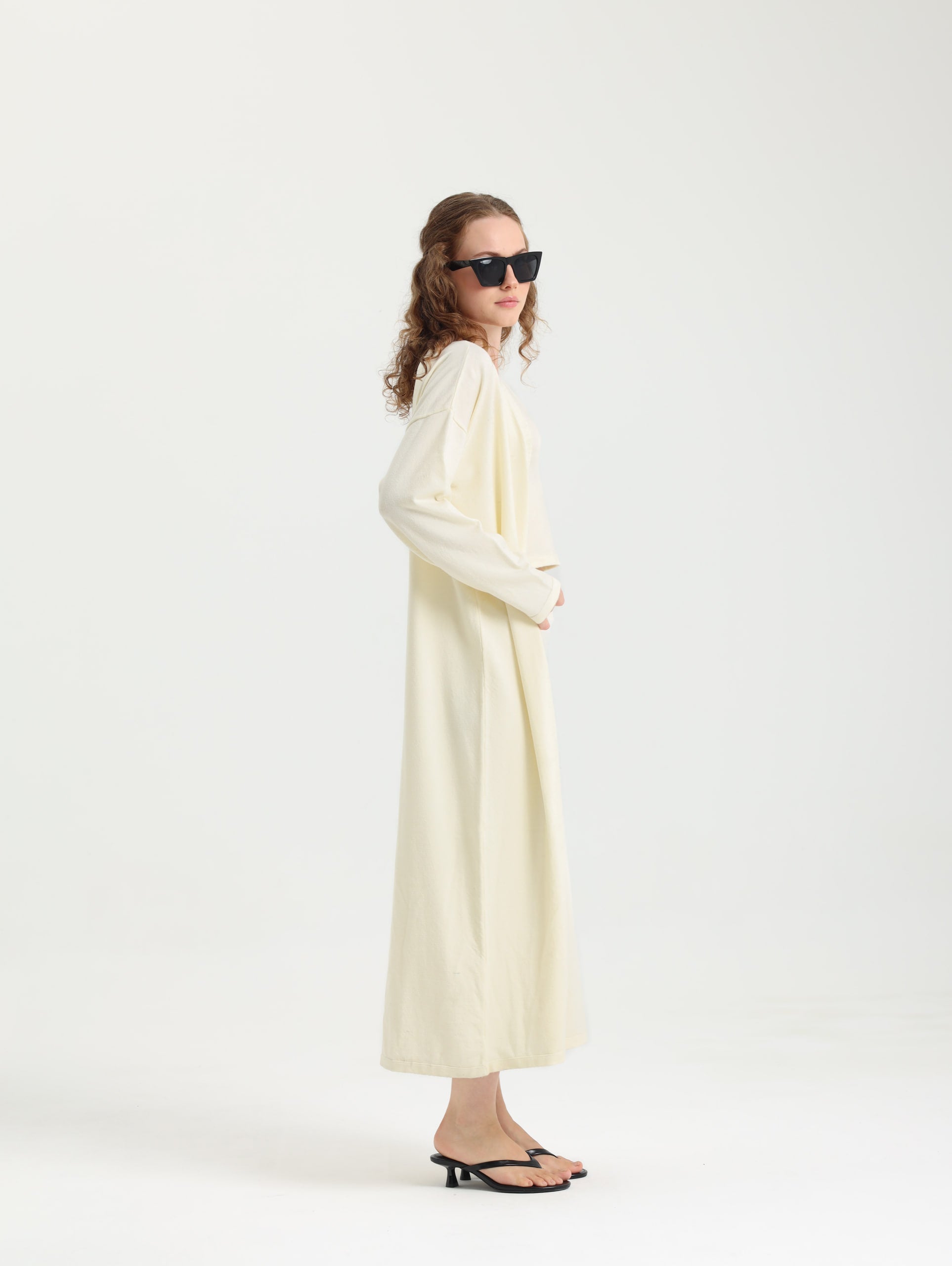 Luna Exclusive Ekru Kimono