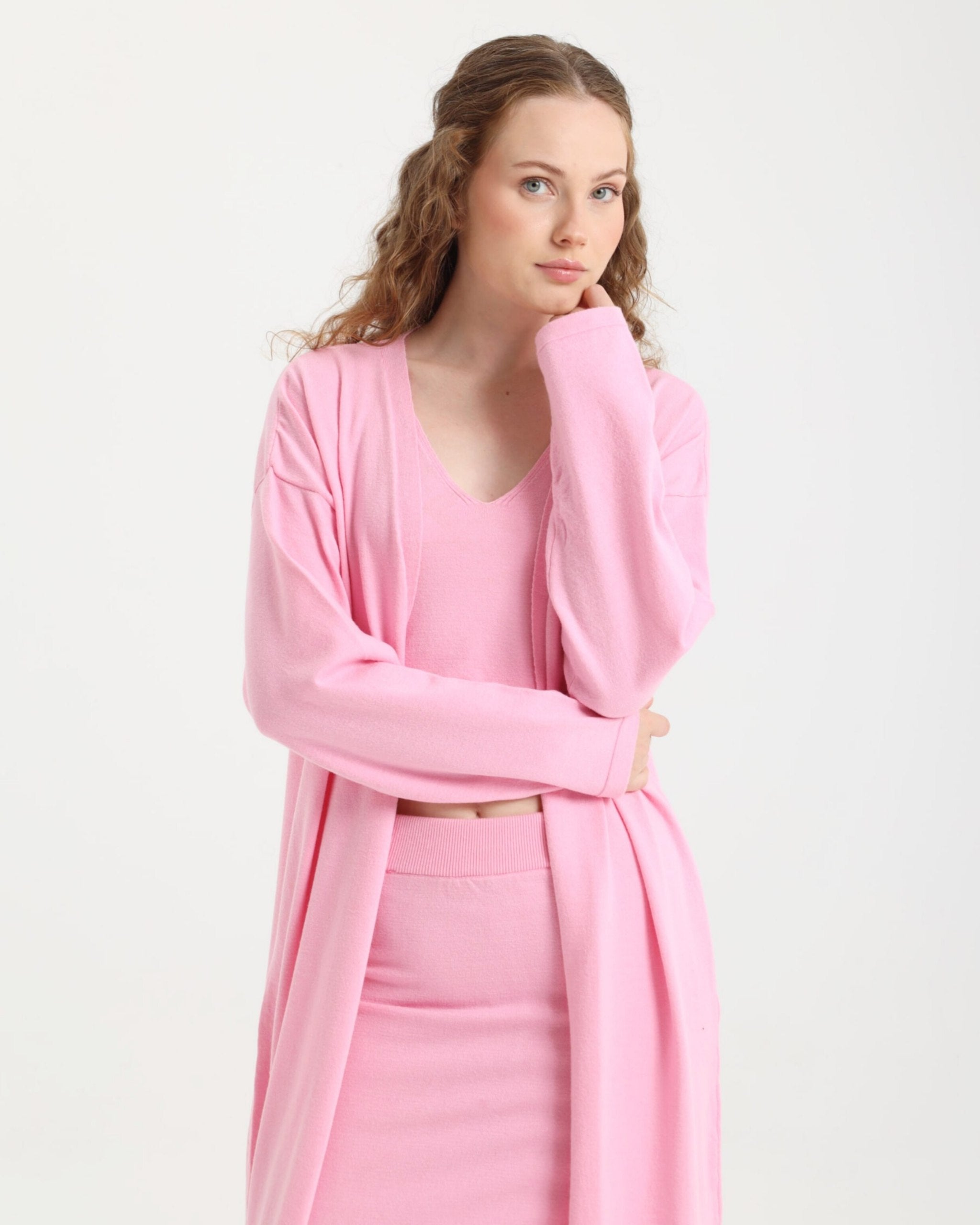 Luna Exclusive Pembe Kimono