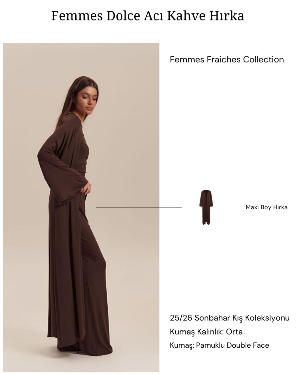 Dolce Acı Kahve Hırka