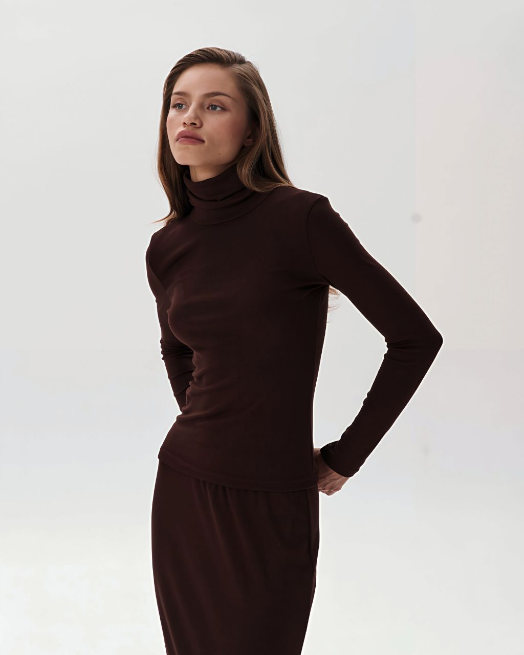 Dolce Acı Kahve Boğazlı Bluz