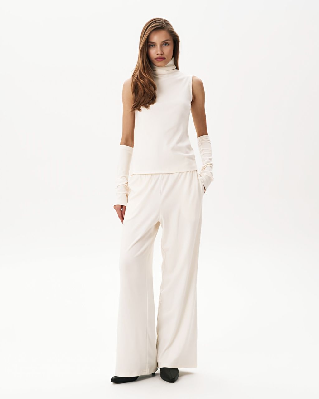 Dolce Ekru Balıkçı Yaka Bluz