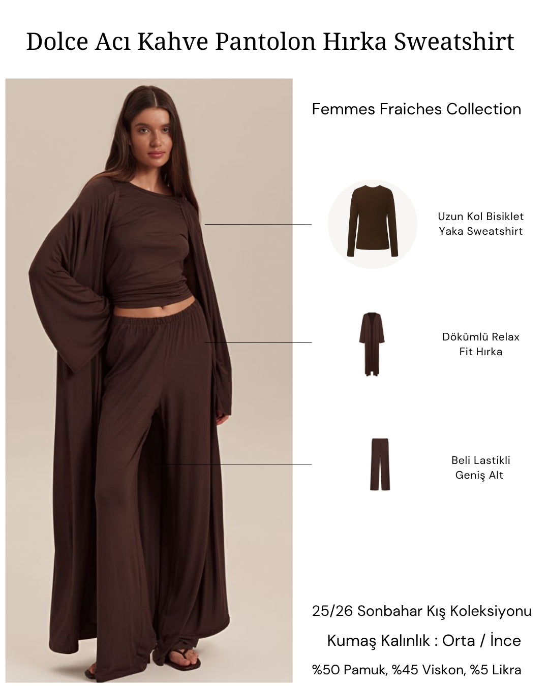 Dolce Acı Kahve 3'lü Takım