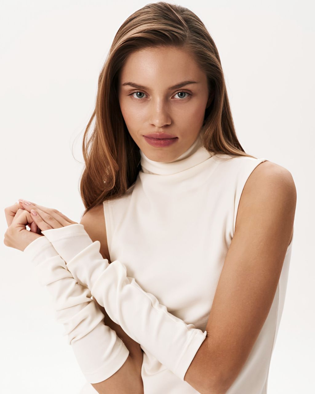 Dolce Ekru Balıkçı Yaka Bluz